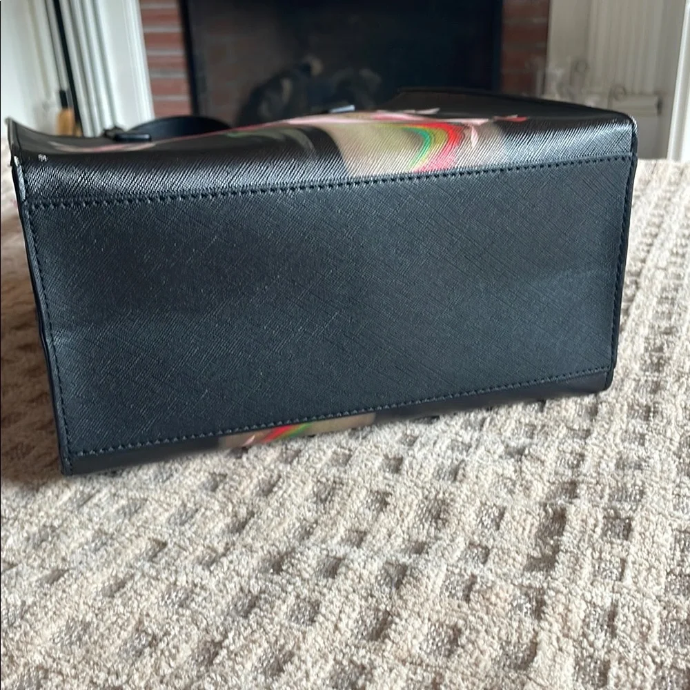 Ted Baker London Black Tote with Pink Floral Design - Picture 4 of 5